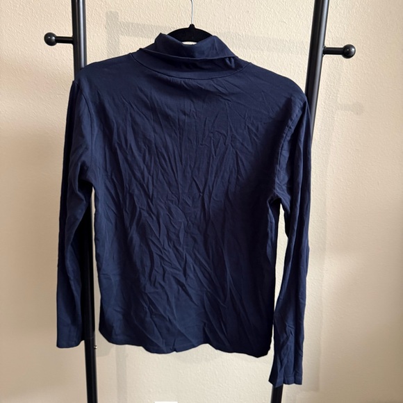 KULE Navy Turtleneck Sweater organic cotton - Picture 5 of 6
